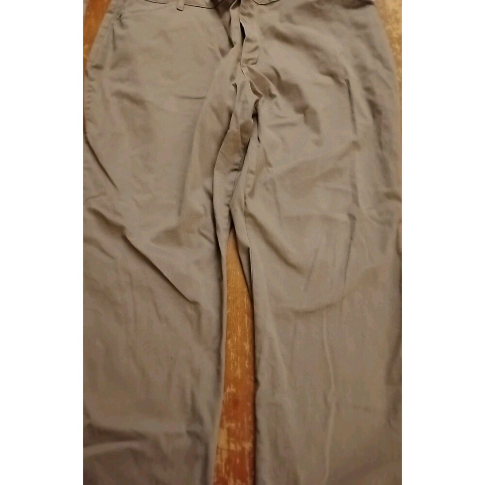 Lee Petites Sz 16P Olive Relaxed Fit Straight Leg Mid Rise Jeans